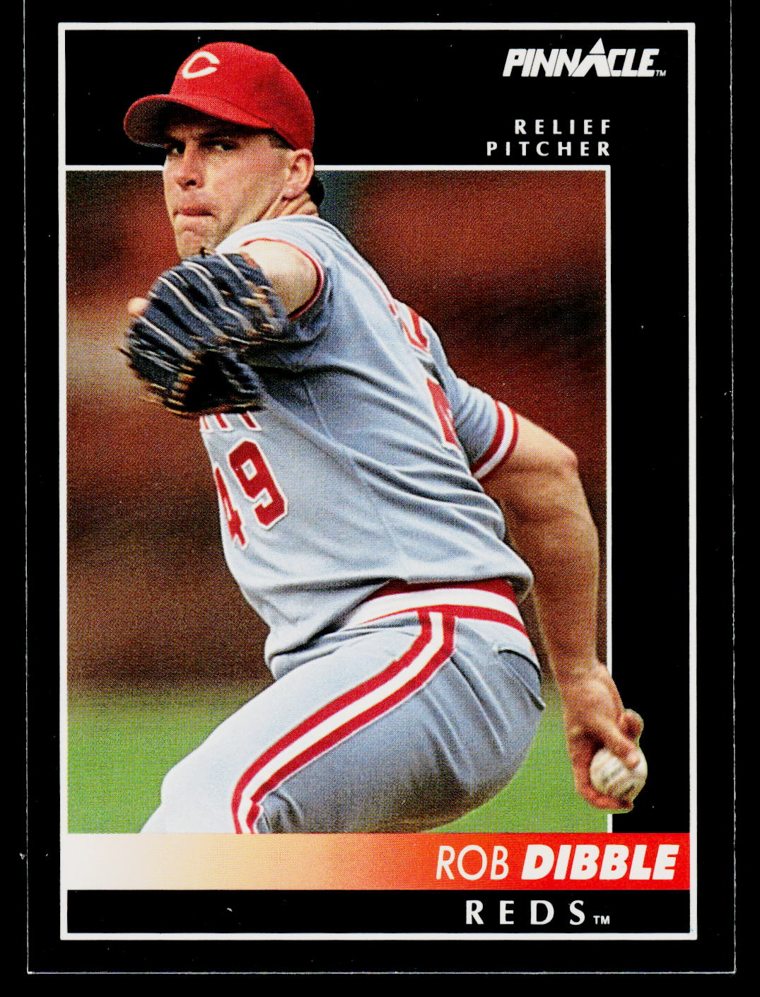 1992 Pinnacle #180 Rob Dibble