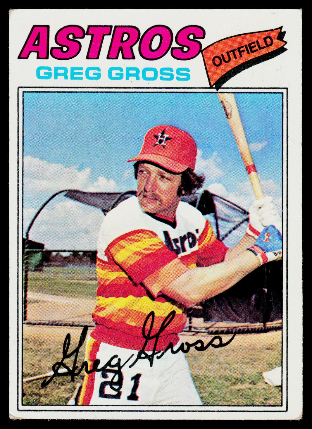 1977 Topps #614 Greg Gross