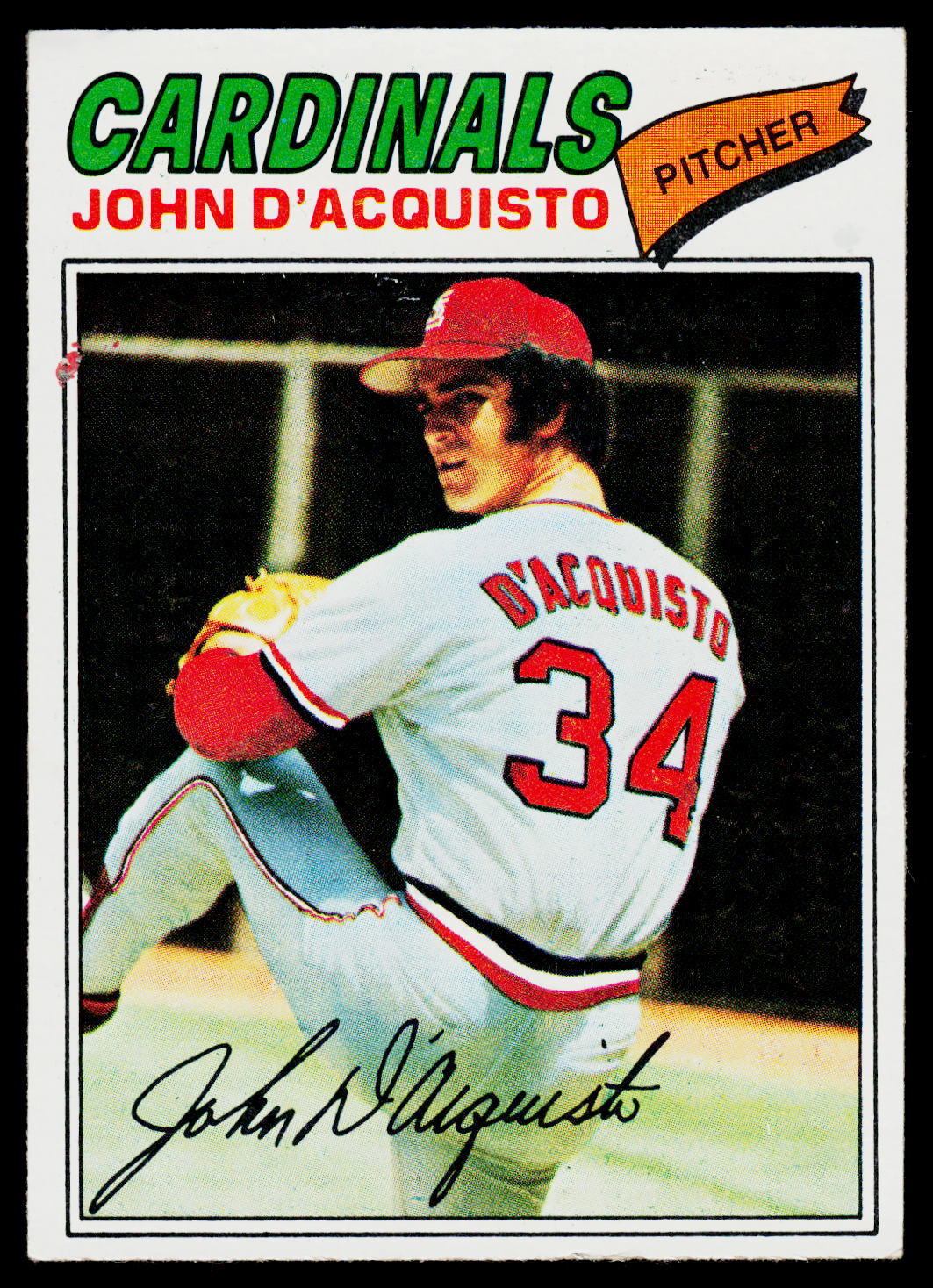 1977 Topps #19 John D'Acquisto