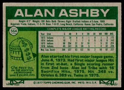 1977 Topps #564 Alan Ashby