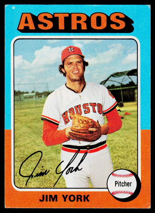 1975 Topps #383 Jim York
