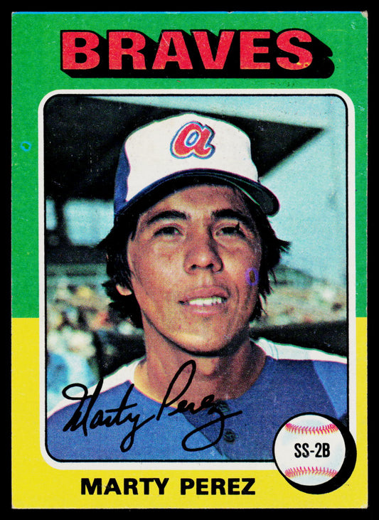 1975 Topps #499 Marty Perez