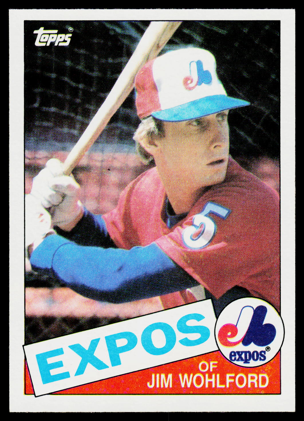 1985 Topps #787 Jim Wohlford