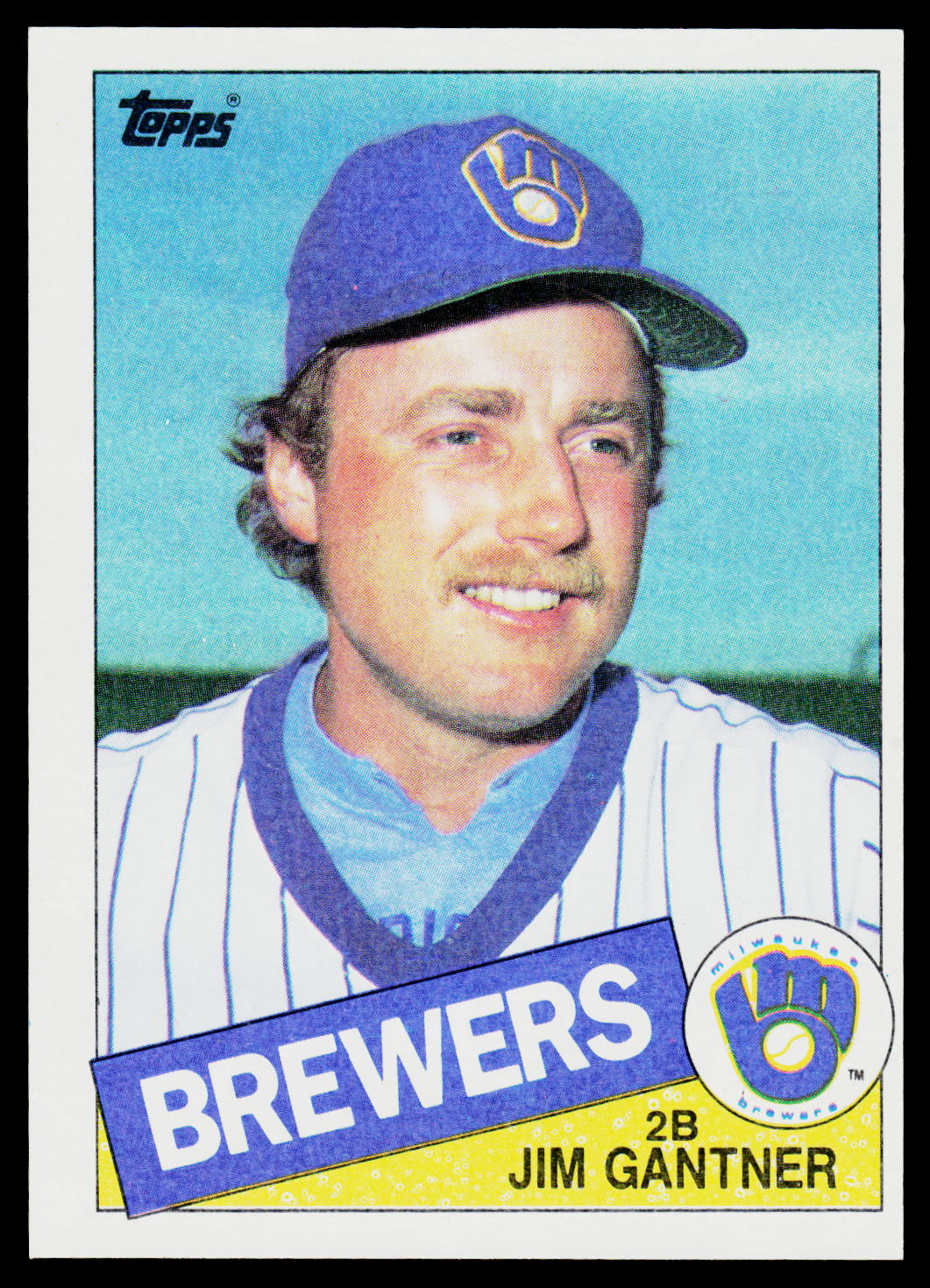 1985 Topps #781 Jim Gantner
