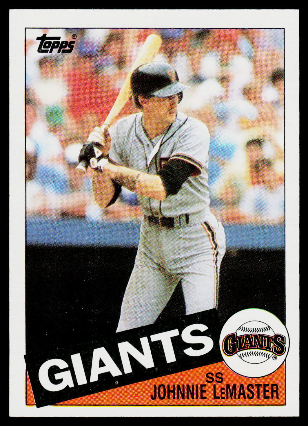 1985 Topps #772 Johnnie LeMaster