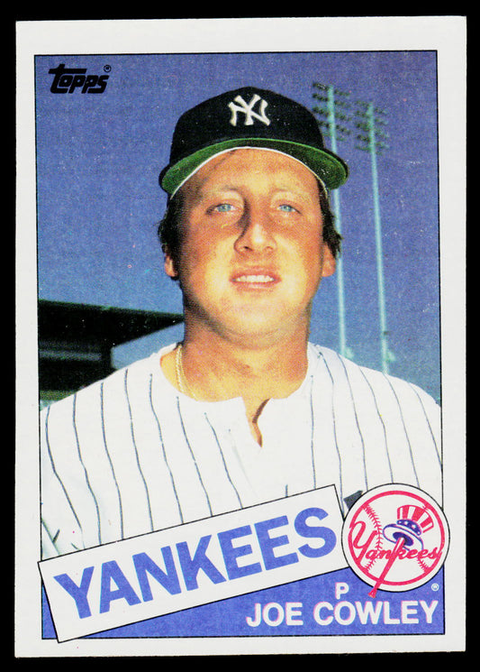 1985 Topps #769 Joe Cowley