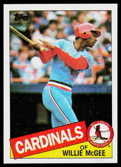 1985 Topps #757 Willie McGee