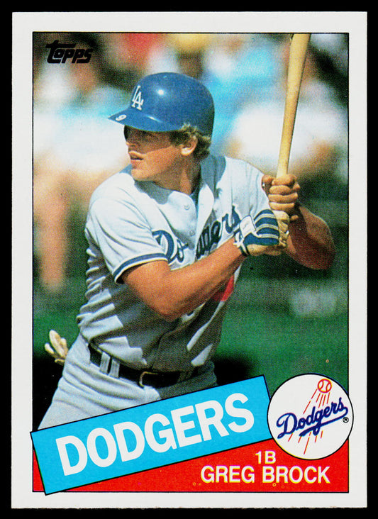 1985 Topps #753 Greg Brock