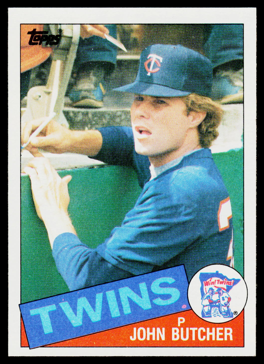 1985 Topps #741 John Butcher