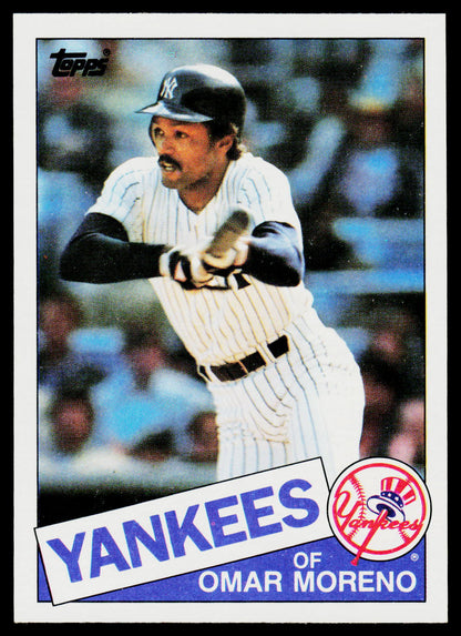 1985 Topps #738 Omar Moreno