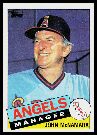 1985 Topps #732 John McNamara