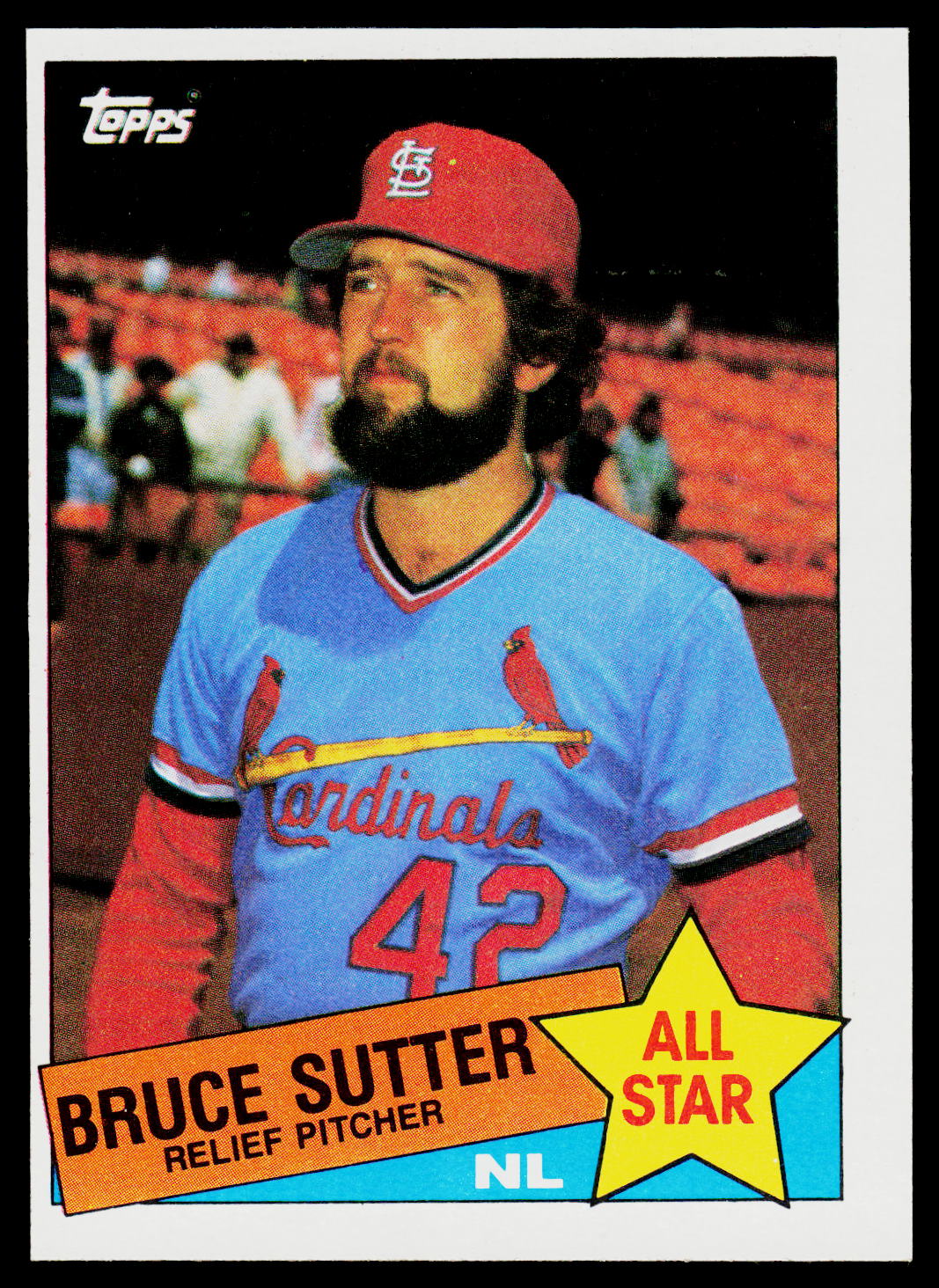 1985 Topps #722 Bruce Sutter