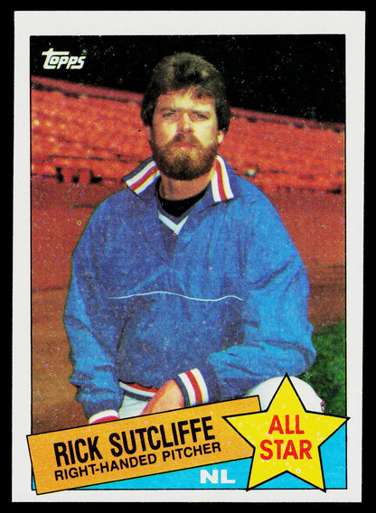 1985 Topps #720 Rick Sutcliffe