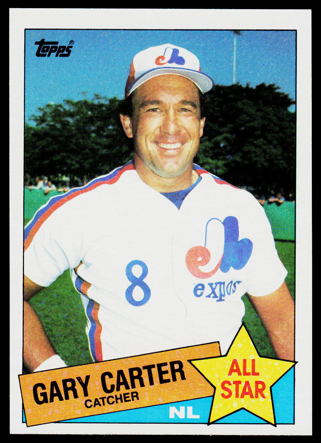 1985 Topps #719 Gary Carter