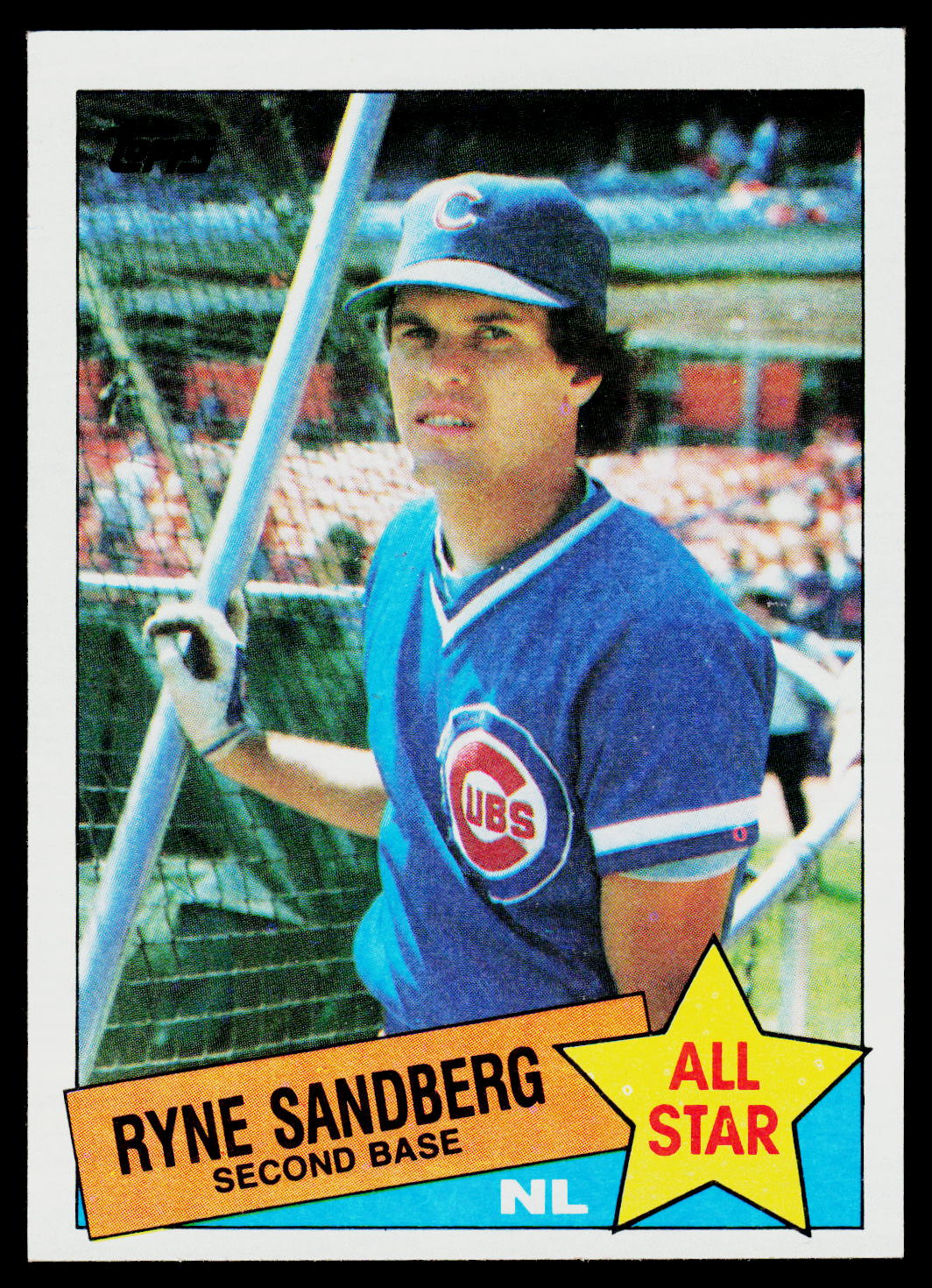 1985 Topps #713 Ryne Sandberg