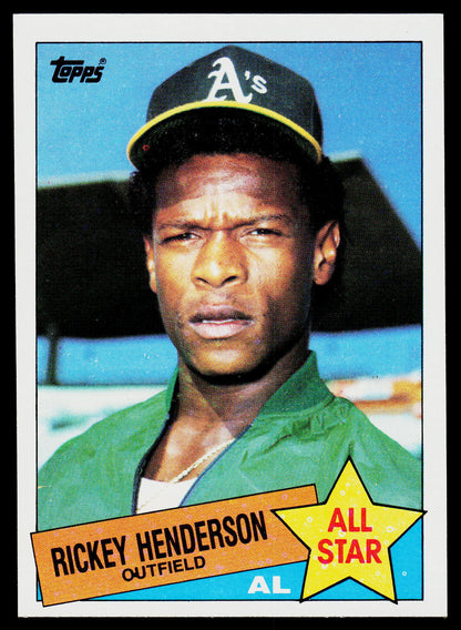 1985 Topps #706 Rickey Henderson