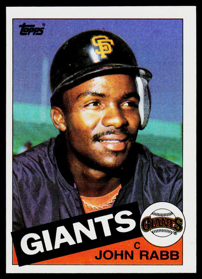 1985 Topps #696 John Rabb