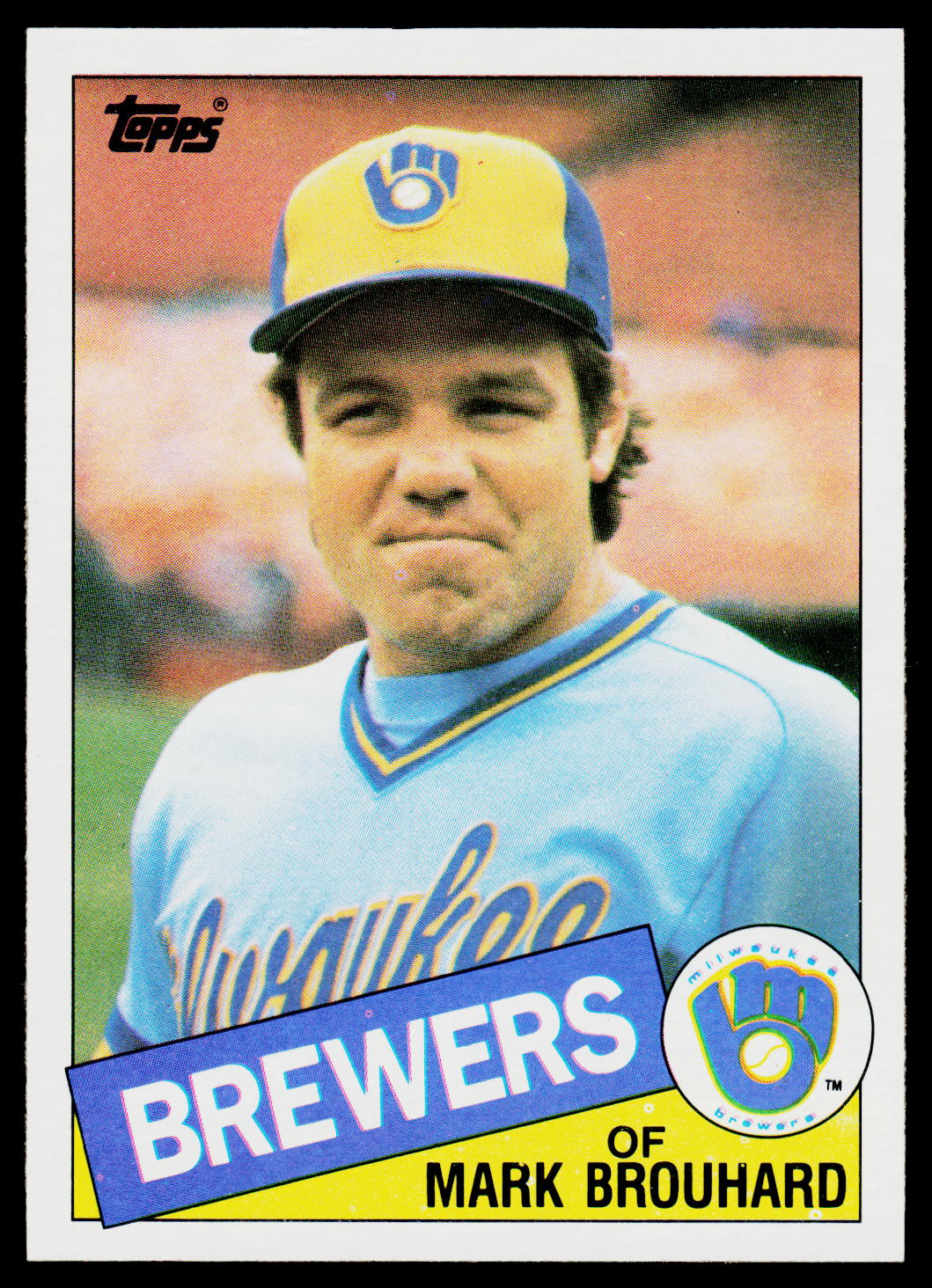 1985 Topps #653 Mark Brouhard