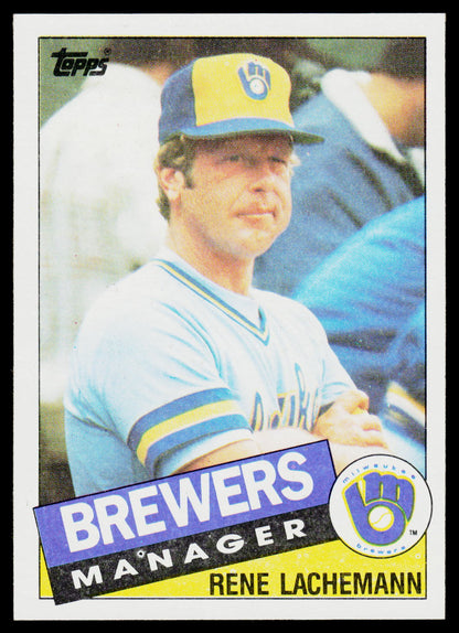 1985 Topps #628 Rene Lachemann