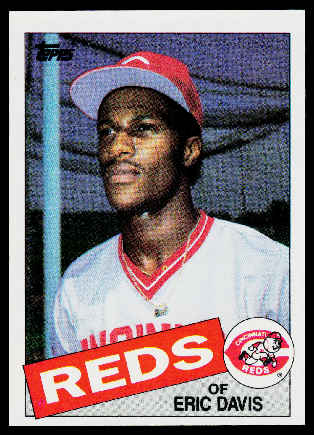 1985 Topps #627 Eric Davis