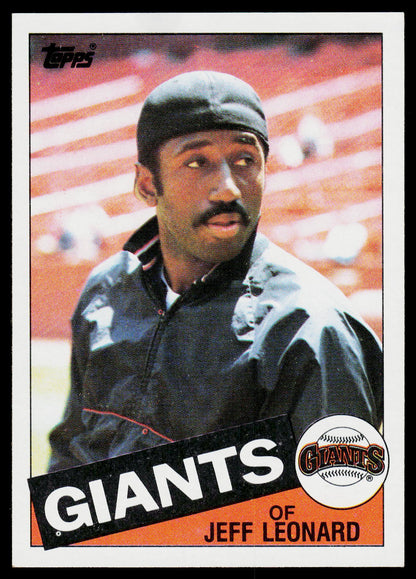 1985 Topps #619 Jeff Leonard