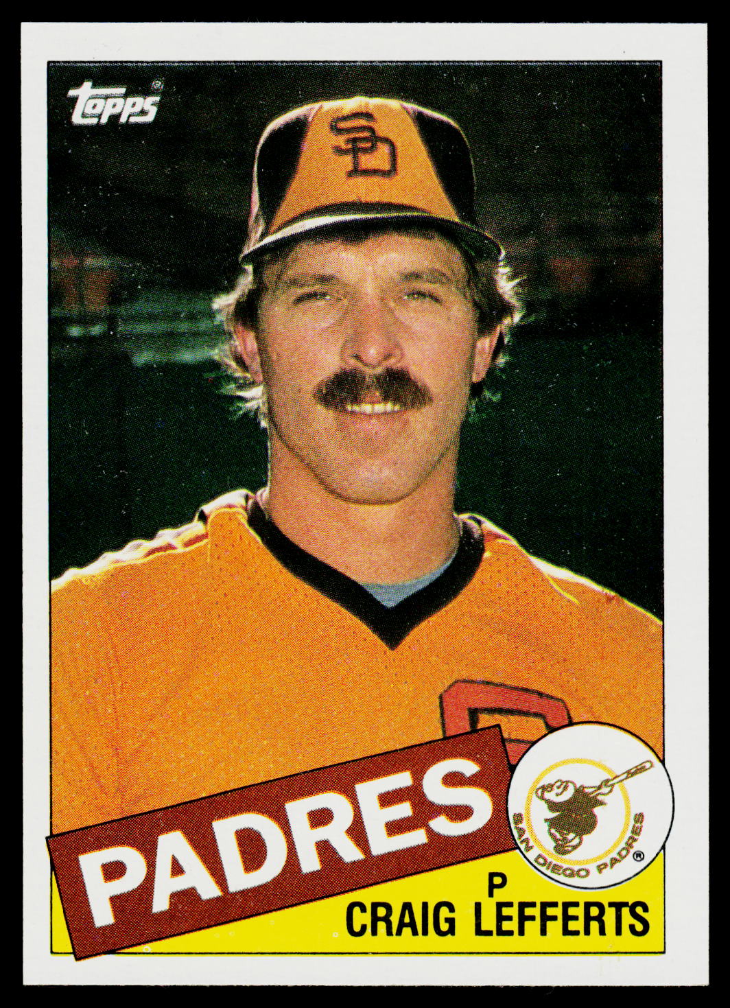1985 Topps #608 Craig Lefferts