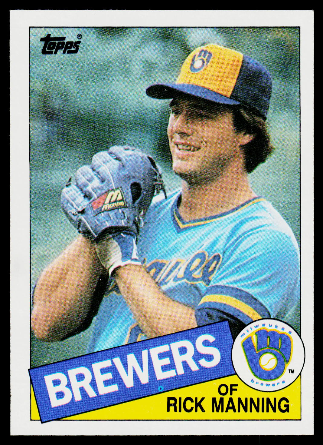 1985 Topps #603 Rick Manning