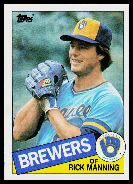 1985 Topps #603 Rick Manning