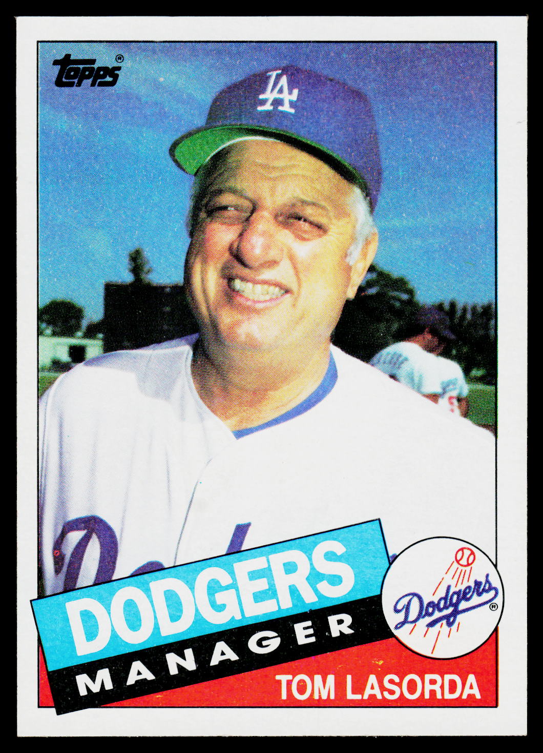 1985 Topps #601 Tom Lasorda