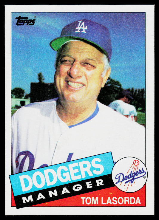 1985 Topps #601 Tom Lasorda