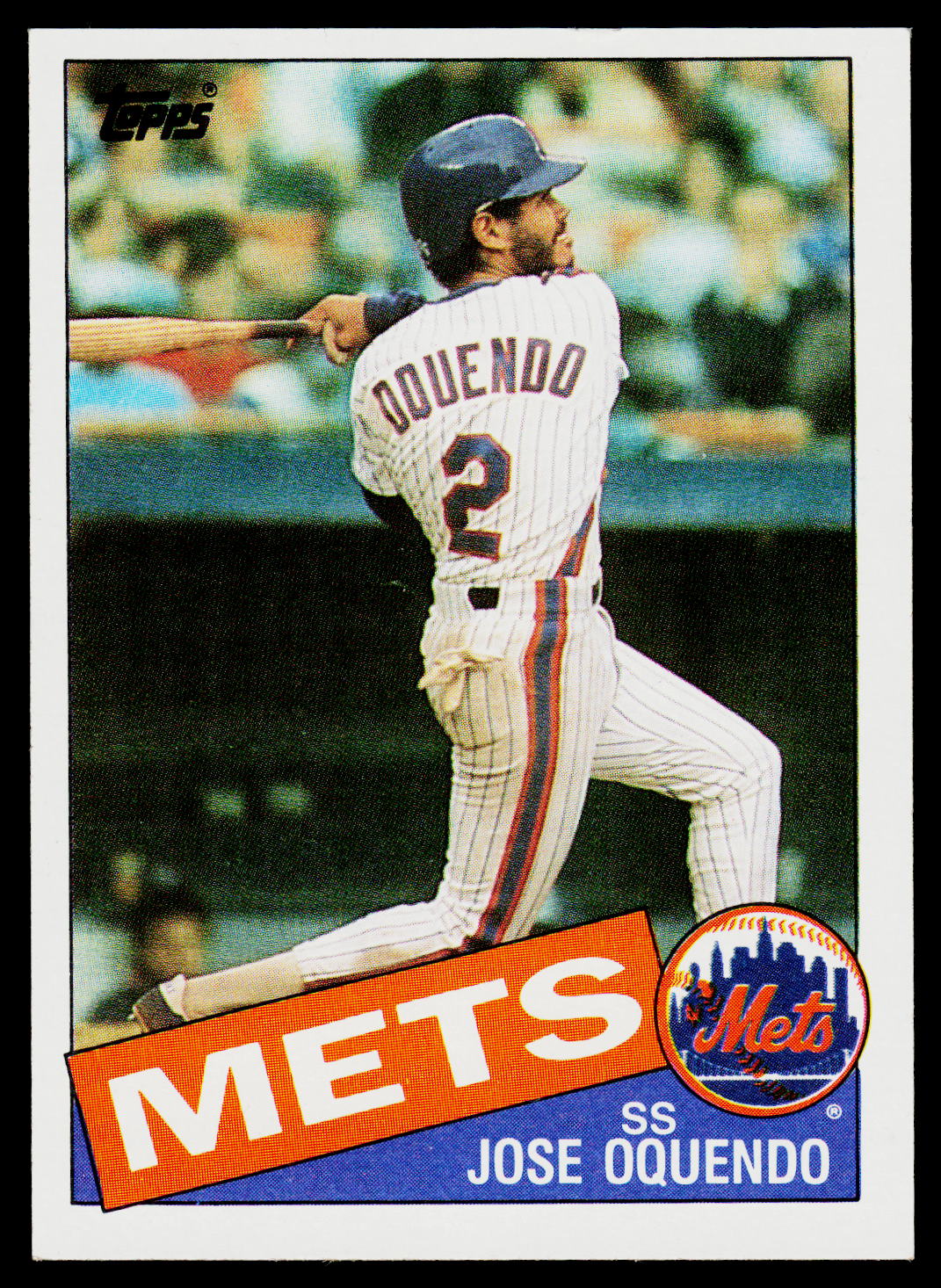 1985 Topps #598 Jose Oquendo