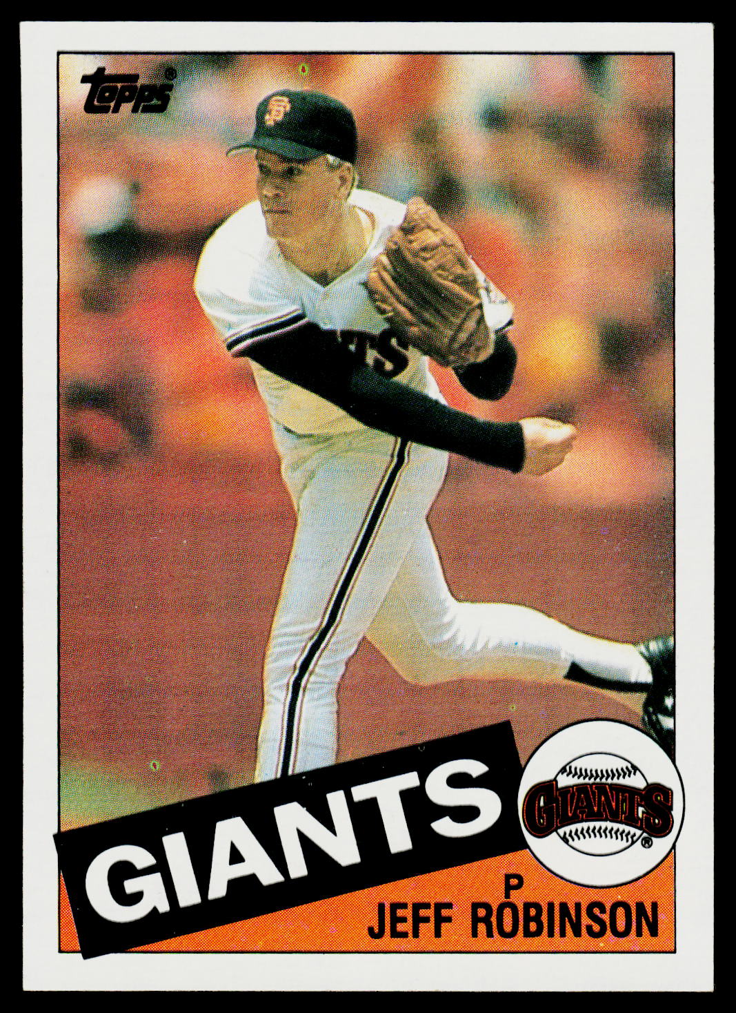 1985 Topps #592 Jeff Robinson