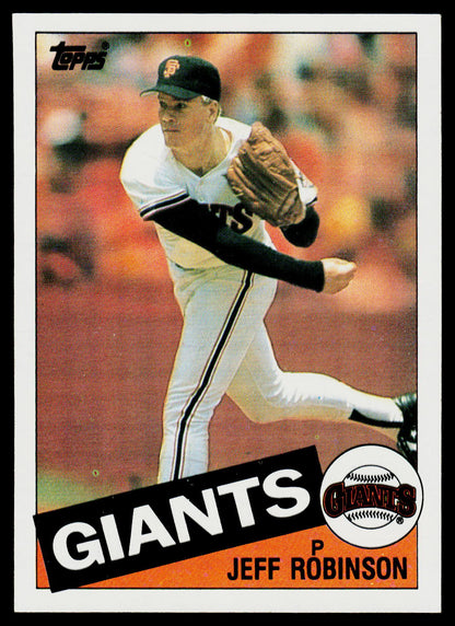 1985 Topps #592 Jeff Robinson