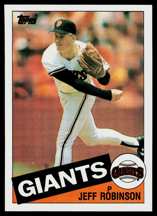 1985 Topps #592 Jeff Robinson