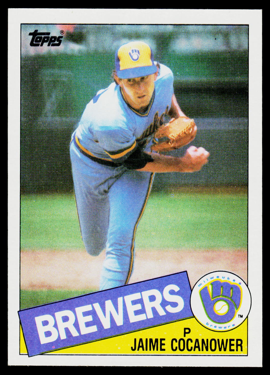 1985 Topps #576 Jaime Cocanower