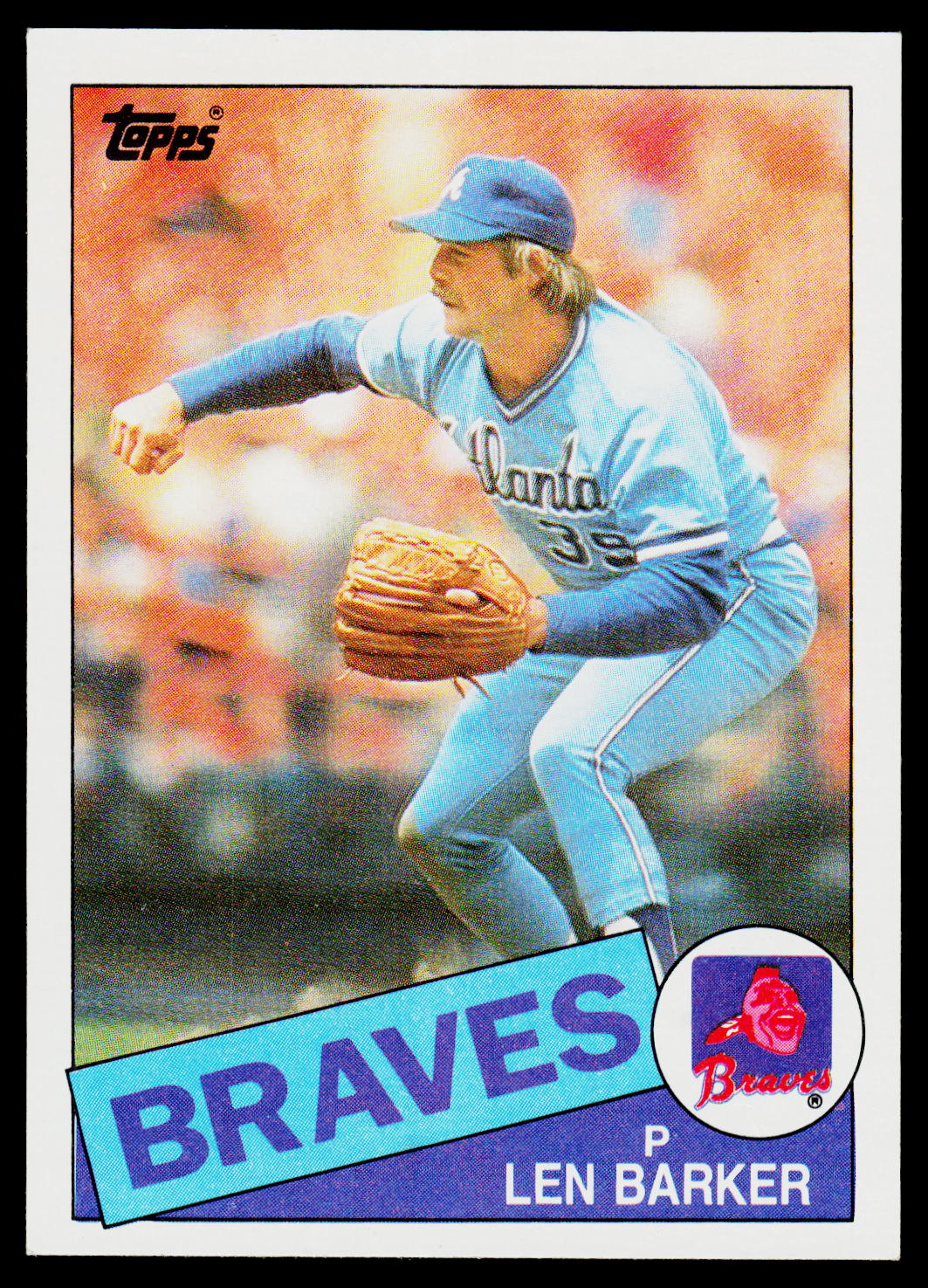 1985 Topps #557 Len Barker