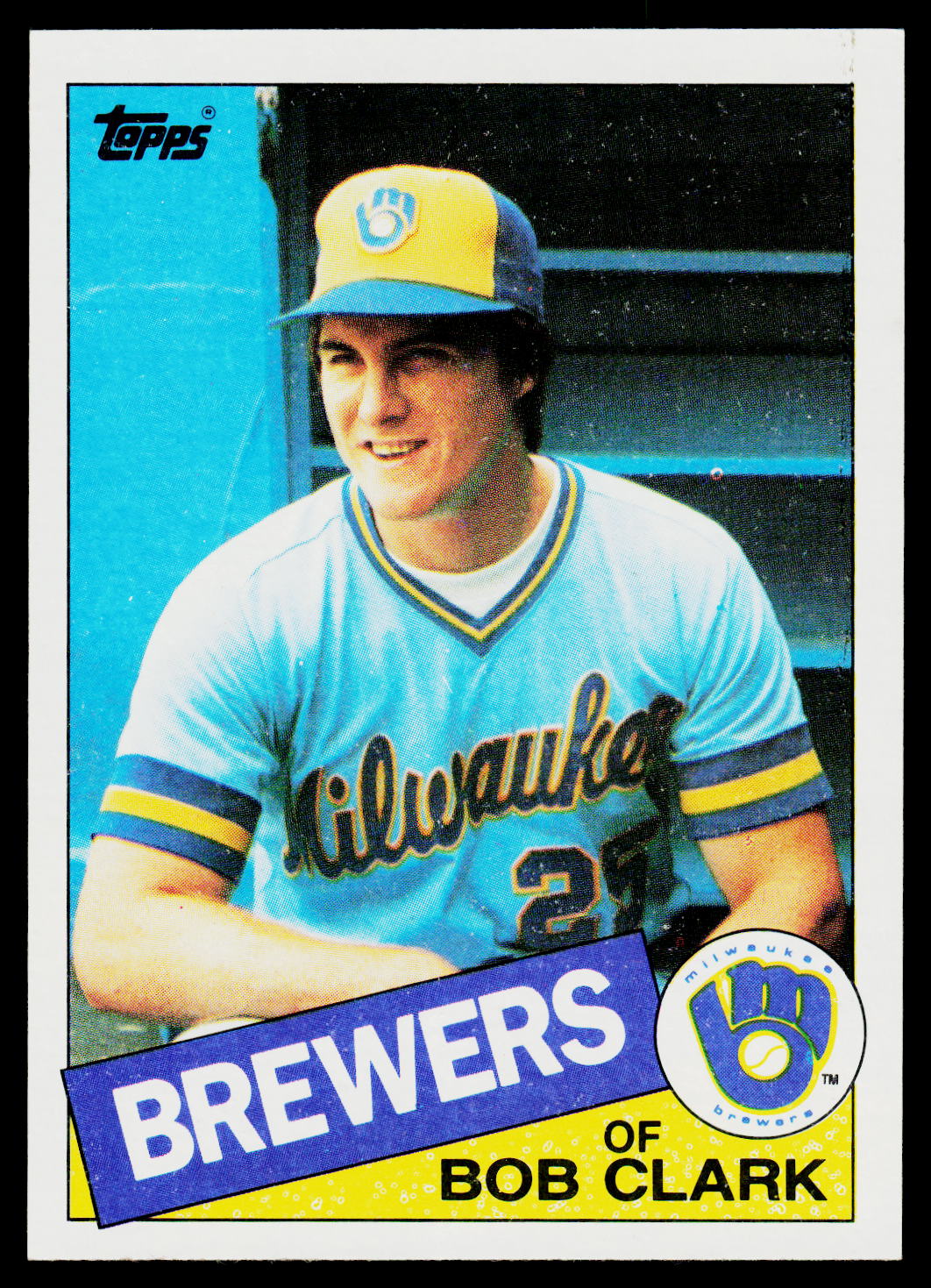 1985 Topps #553 Bob Clark