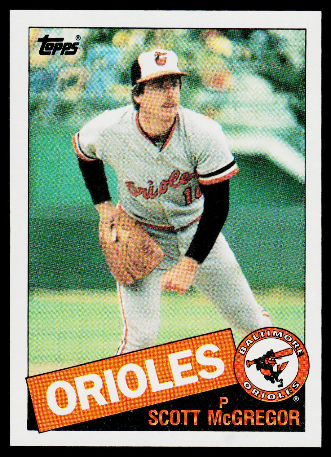 1985 Topps #550 Scott McGregor