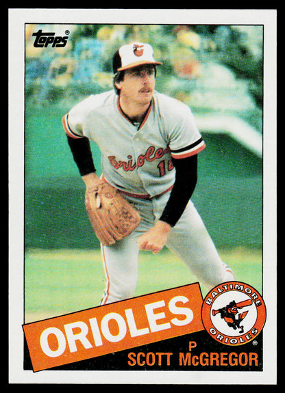1985 Topps #550 Scott McGregor