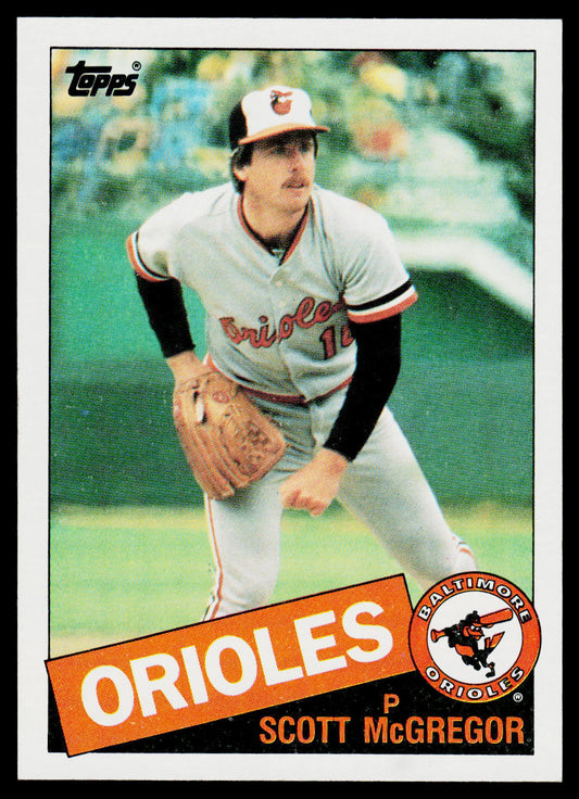 1985 Topps #550 Scott McGregor