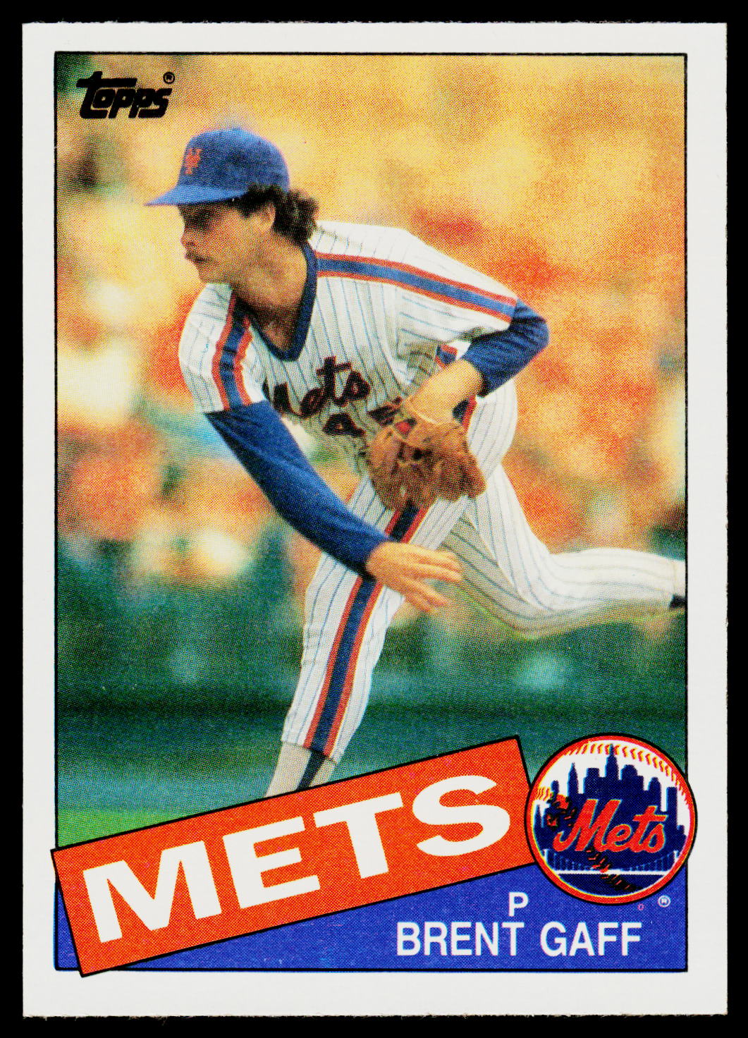 1985 Topps #546 Brent Gaff