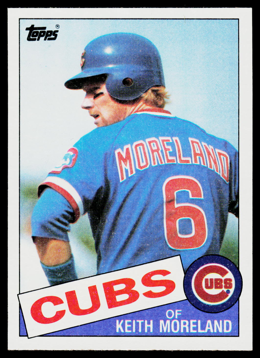 1985 Topps #538 Keith Moreland