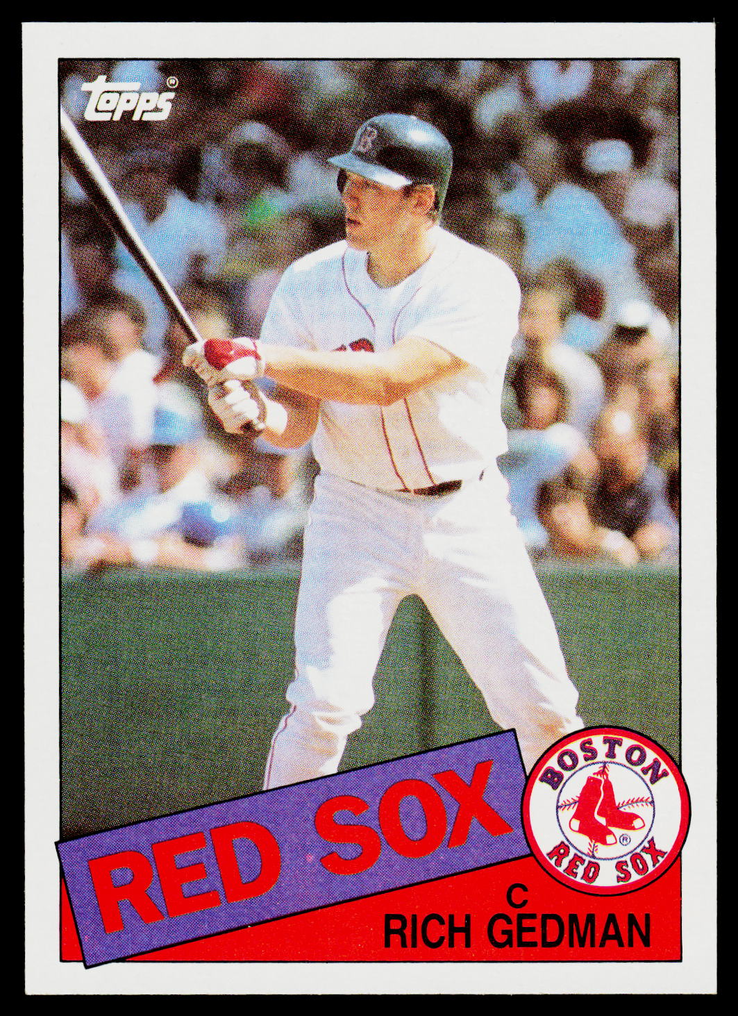 1985 Topps #529 Rich Gedman