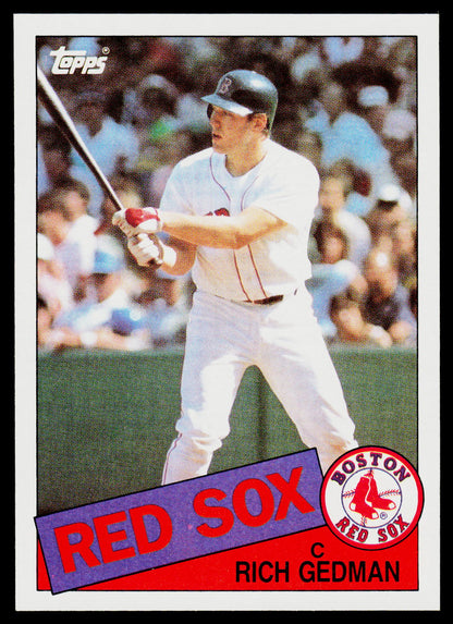 1985 Topps #529 Rich Gedman