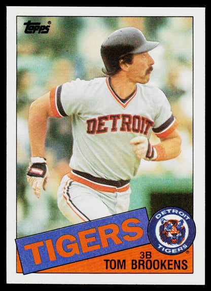 1985 Topps #512 Tom Brookens