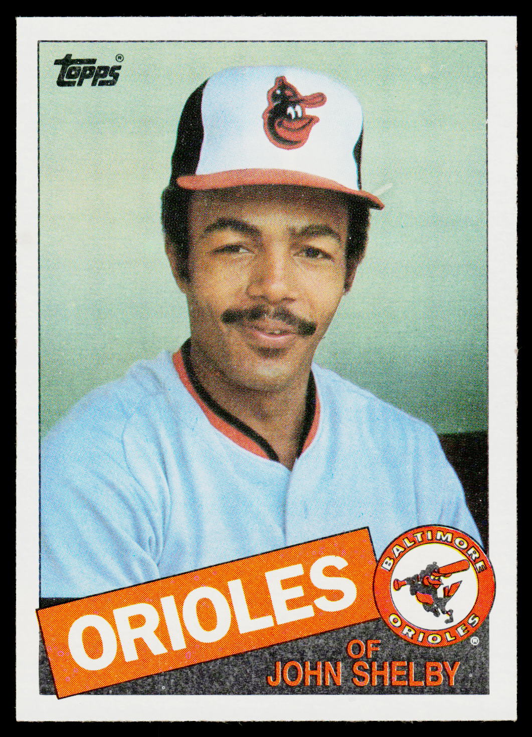 1985 Topps #508 John Shelby