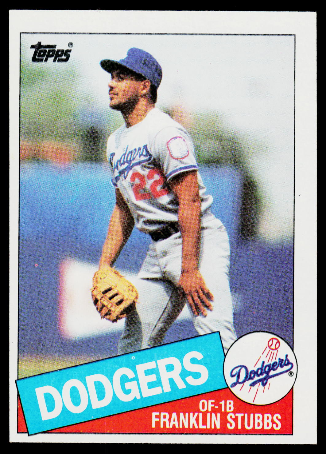 1985 Topps #506 Franklin Stubbs