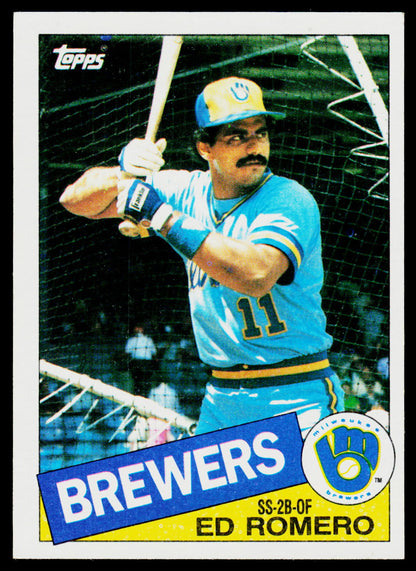 1985 Topps #498 Ed Romero