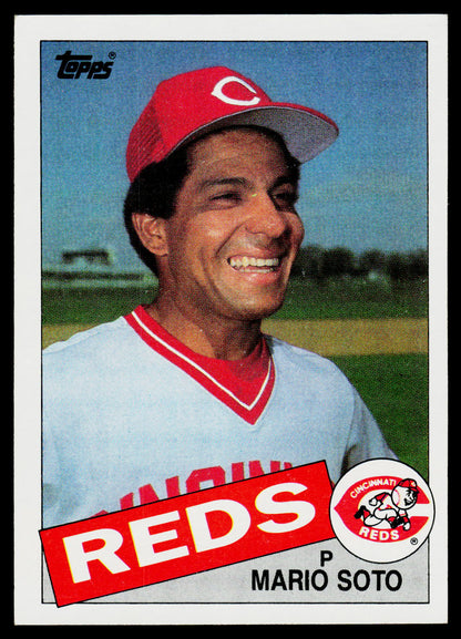 1985 Topps #495 Mario Soto
