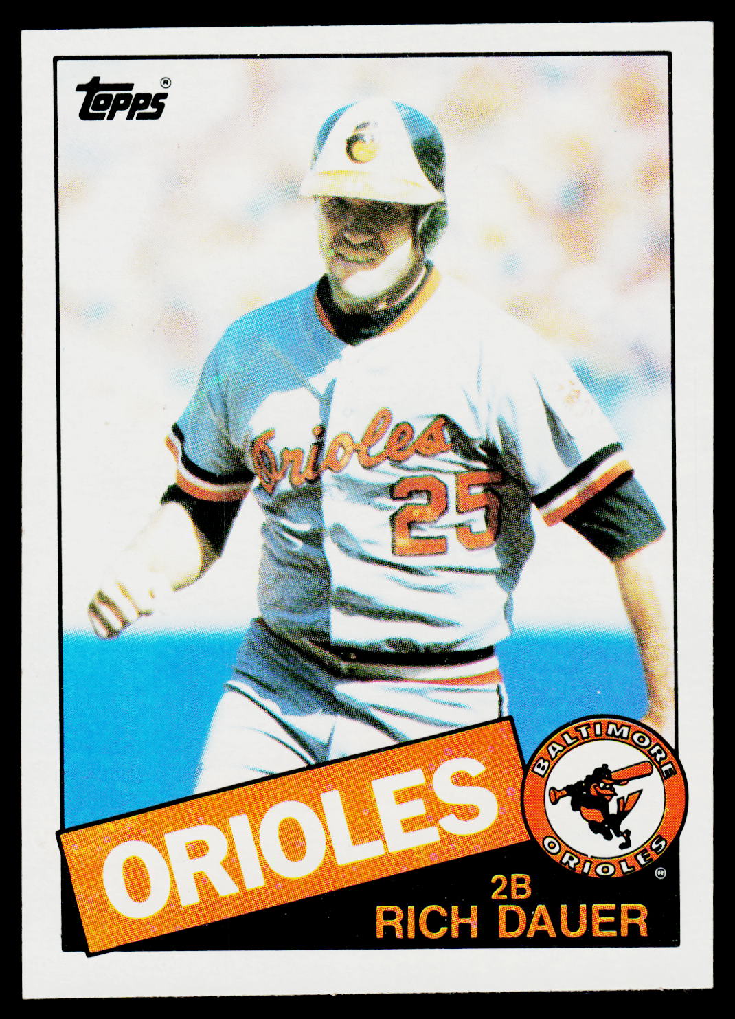 1985 Topps #494 Rich Dauer